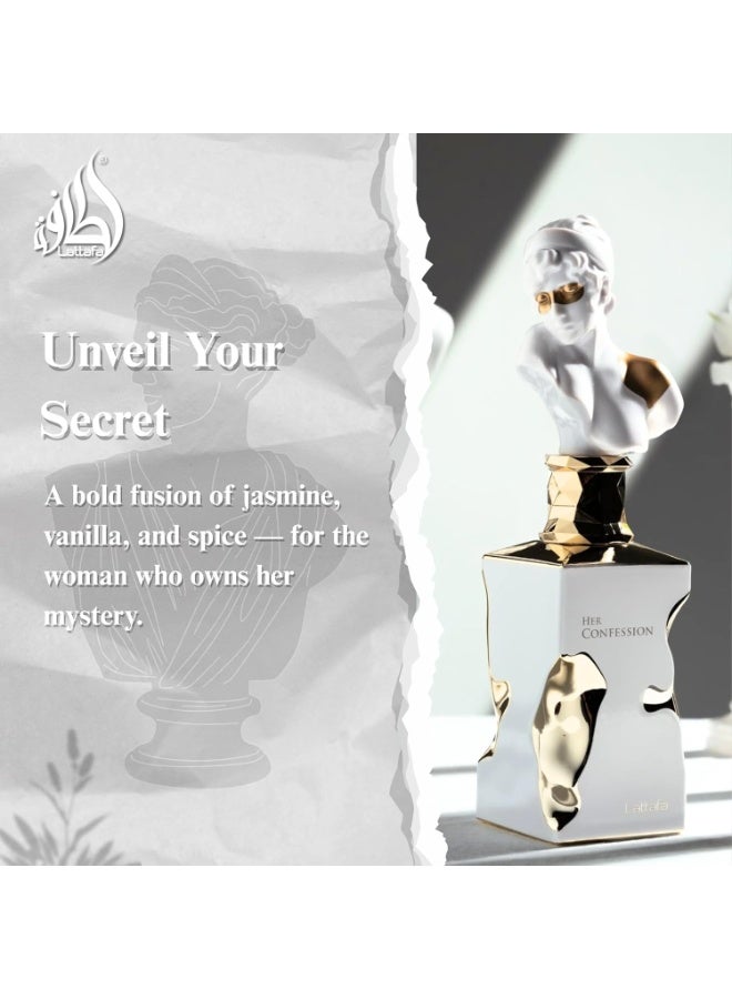 Lattafa Her Confession for Women Eau de Parfum Spray, 3.4 Ounce / 100 ml - Image 2